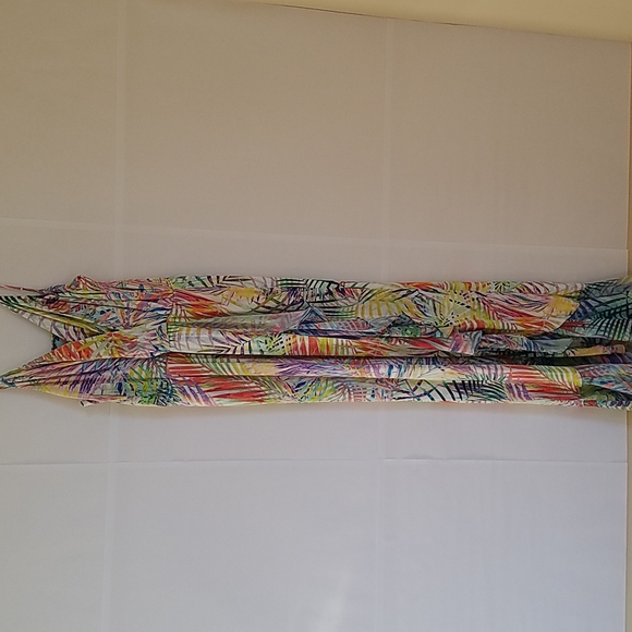 Parker Halle Maxi Ruffled Dress Palmetto 2 - Picture 11 of 12